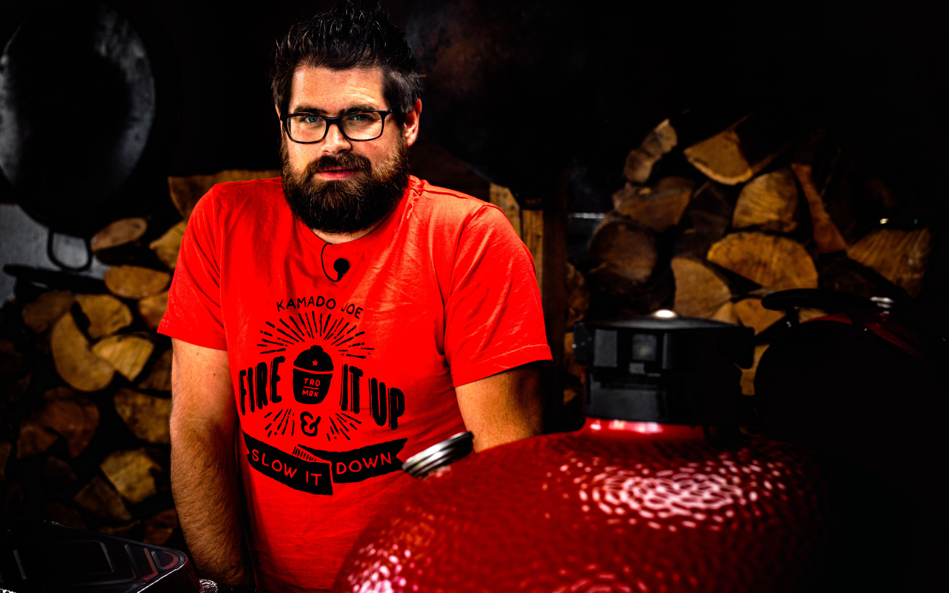 Ben Forte cooking on a Kamado Joe