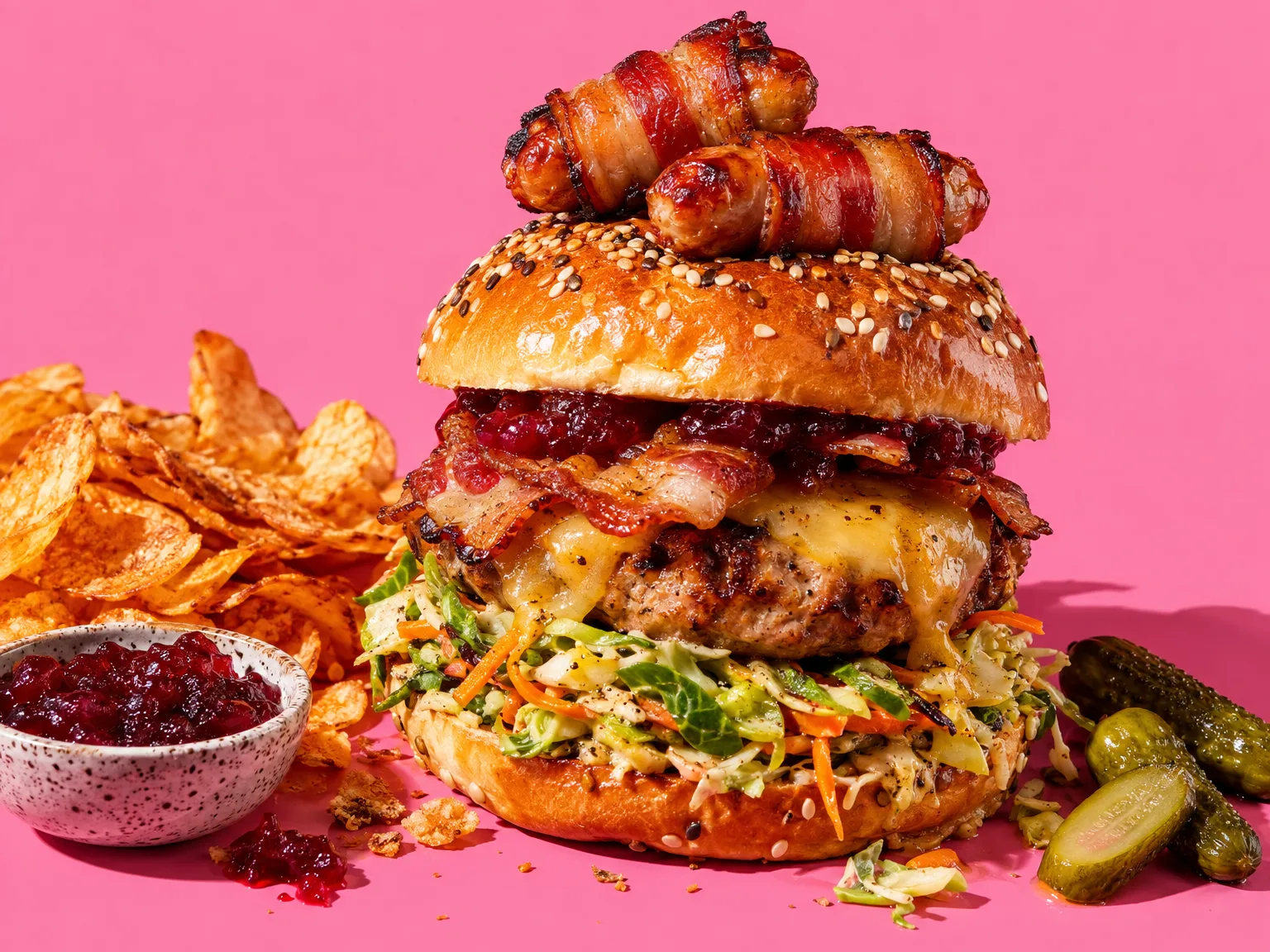 The Jingle Burger ready to serve