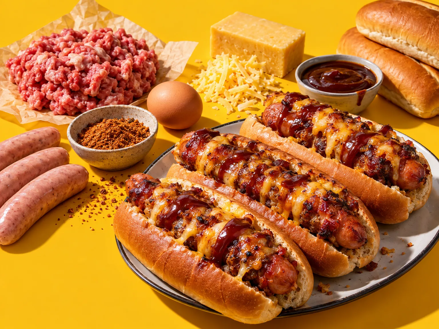 Phat dogs ready to serve